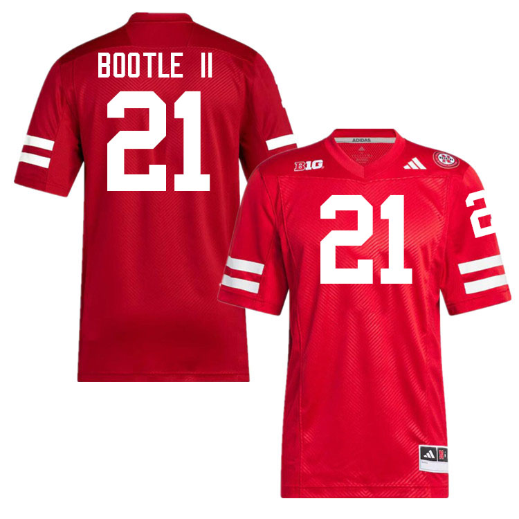 Men #21 Dwight Bootle II Nebraska Cornhuskers College Football Jerseys Stitched Sale-Scarlet